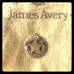 Retired James Avery peace officer charm